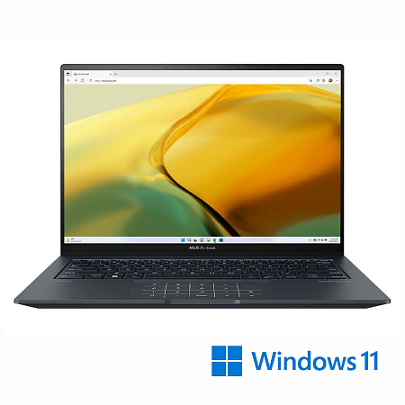 Ноутбук 14,5" ASUS Zenbook 14X OLED UX3404VA, Inkwell Gray, Intel Core i7-13700H, 16Гб/1024Гб, Windows 11 Home