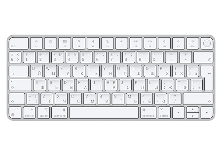 Клавиатура Apple MK293RS/A, Беспроводное, Белый