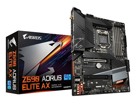 MB S1200 Gigabyte Z590 AORUS ELITE AX 1.0 ATX MB S1200 Gigabyte Z590 AORUS ELITE AX 1.0 ATX
