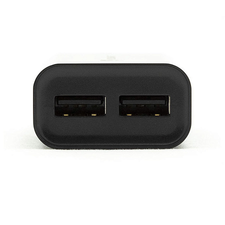 Helmet Wall Charger with Cable USB to Micro-USB 2xUSB 2.4A, Black Helmet Wall Charger with Cable USB to Micro-USB 2xUSB 2.4A, Black
