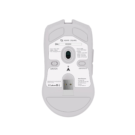 Aqirys Mouse POLARIS Wireless White