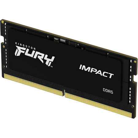 32GB DDR5-5600MHz SODIMM Kingston FURY Impact (KF556S40IB-32), CL40, 1.1V, Intel XMP 3.0, Black