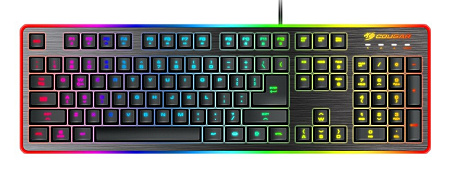 Клавиатура и мышь Cougar Deathfire EX, Проводное, Чёрный