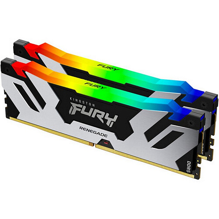 .64GB DDR5-6000MHz  Kingston FURY Renegade RGB (Kit of 2x32GB) (KF560C32RSAK2-64), CL32-38, 1.35V