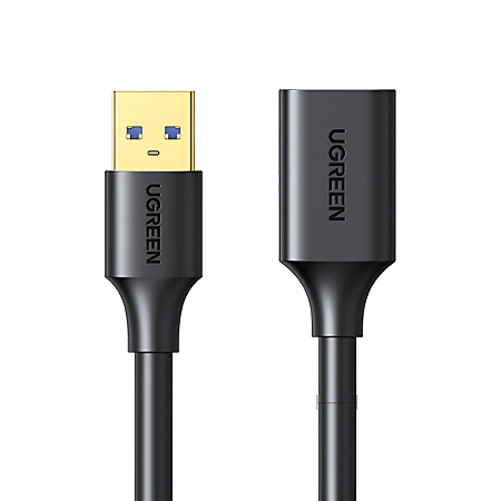 UGREEN USB 3.0 Extension Male Cable 5m | US129, Black