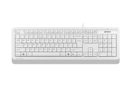 Keyboard A4Tech FK10, Multimedia Hot Keys, Laser Inscribed Keys , Splash Proof, 1.5m, USB, EN/RU/RO,