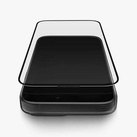 Uniq Glass Screen Protector Optix Vivid Clear for iPhone 15 Pro Max, Black Uniq Glass Screen Protector Optix Vivid Clear for iPhone 15 Pro Max, Black