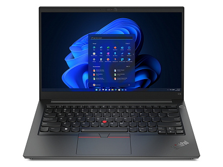 Ноутбук для бизнеса 14" Lenovo ThinkPad E14 Gen 4, Чёрный, Intel Core i7-1255U, 16Гб/512Гб, Без ОС