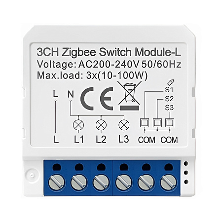 Avatto Smart Light Switch 3 Gang 100W Zigbee (No Neutral Wire) Avatto Smart Light Switch 3 Gang 100W Zigbee (No Neutral Wire)