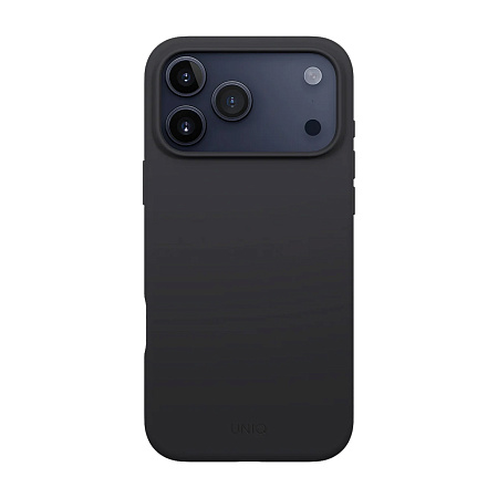 Uniq Case for iPhone 17 Pro Max (2025) 6.9 Hybrid Magclick Lino, Charcoal Grey