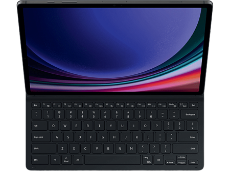 Чехол-клавиатура Samsung Keyboard Slim Tab S9+, 12,4", Чёрный