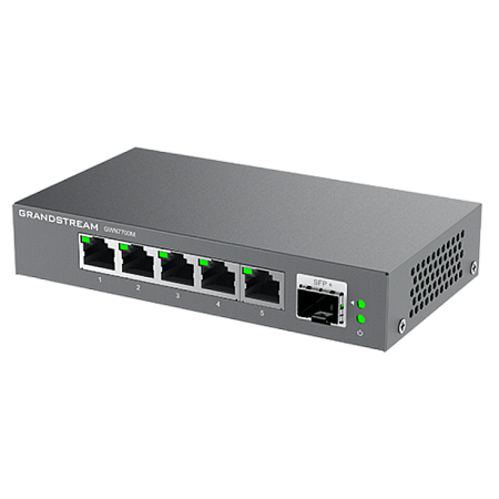 .5-port 10/100/2500Mbps Switch Grandstream "GWN7700M", 1xSFP+ 1/10Gbps, steel case