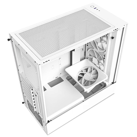 Case ATX NZXT H5 Elite, 2x140mm RGB & 1x120mm, RGB Hub, Front&Side Tempered Glass, Dust Filter, 1xUS