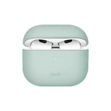 Uniq Case Silicon Lino Hybrid Mint for AirPods 3rd Gen, Green Uniq Case Silicon Lino Hybrid Mint for AirPods 3rd Gen, Green