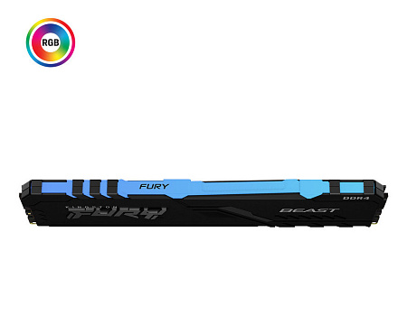 16GB DDR4-2666MHz Kingston FURY Beast RGB (KF426C16BB1A/16), CL16-18-18, 1.2V, Intel XMP 2.0, Black 16GB DDR4-2666MHz Kingston FURY Beast RGB (KF426C16BB1A/16), CL16-18-18, 1.2V, Intel XMP 2.0, Black