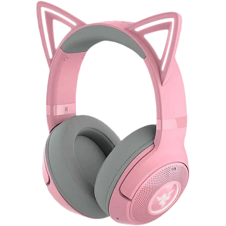 Игровая Гарнитура Razer Kraken Kitty V2, Беспроводной/Проводной, Розовый Игровая Гарнитура Razer Kraken Kitty V2, Беспроводной/Проводной, Розовый