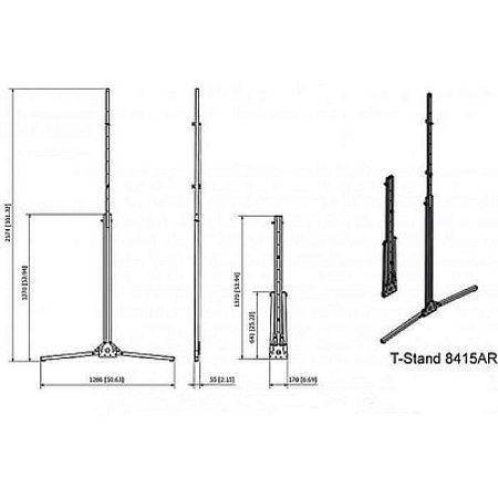 Mobile Stand for Projection screen in Aluminum Frame SOPAR 8415AR Mobile Stand for Projection screen in Aluminum Frame SOPAR 8415AR