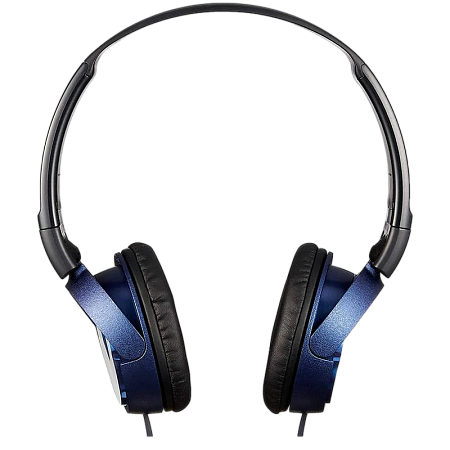Headphones  SONY  MDR-ZX310APL, Mic on cable,  4pin 3.5mm jack L-shaped, Cable: 1.2m, Blue