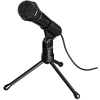 Компьютерный микрофон HAMA MIC-P35, Проводной аналоговый, Черный