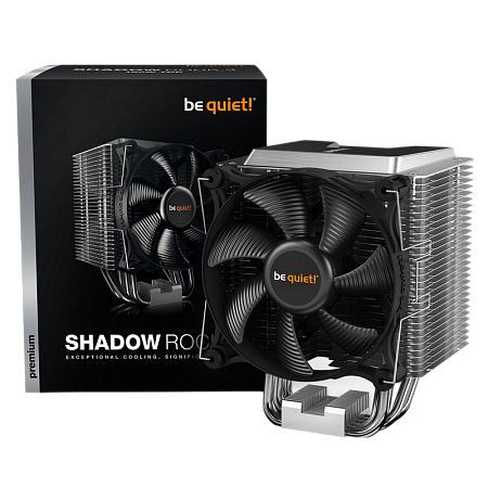 AC be quiet! "Shadow Rock 3" (11.5-24,4dBA, 1600RPM, 120mm, PWM, 190W, 5x6mm, 710g.)