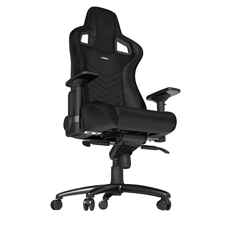 Gaming Chair Noble Epic NBL-PU-GRN-002 Black/Green, User max load up to 120kg / height 165-180cm