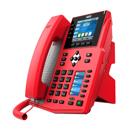 Fanvil X5U-R RED, High-end IP phone, Colour Display