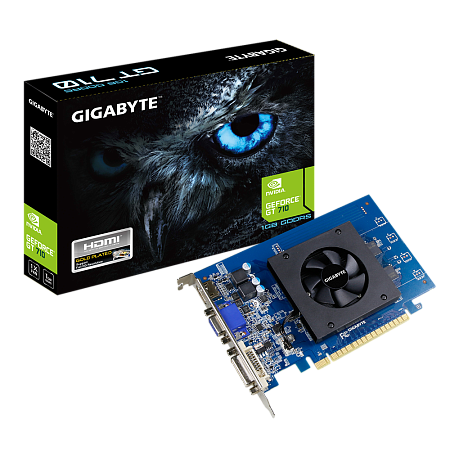 VGA Gigabyte GT710 1GB GDDR5 Low Profile,процессоры ,оперативная память, ssd, M2, hdd, кейсы
