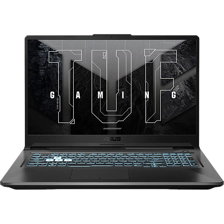 Игровой ноутбук 17,3" ASUS TUF Gaming F17 FX706HF, Graphite Black, Intel Core i5-11400H, 16Гб/512Гб, Без ОС