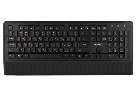 Wireless Keyboard & Mouse & Mouse Pad SVEN KB-C3800W, Multimedia, Palm rest, 1600dp, 6 buttons, Ergo Wireless Keyboard & Mouse & Mouse Pad SVEN KB-C3800W, Multimedia, Palm rest, 1600dp, 6 buttons, Ergo