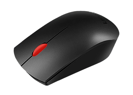 Keyboard & Mouse Lenovo Essential, Thin profile, Spill-resistant, Quiet keys, Durable, Black, USB 