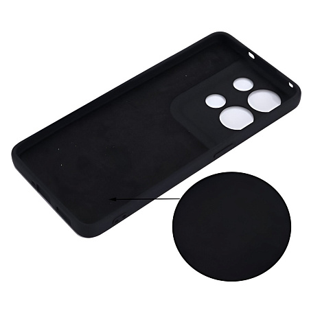 Helmet Case Liquid Silicone Oppo Reno 8 Pro, Black