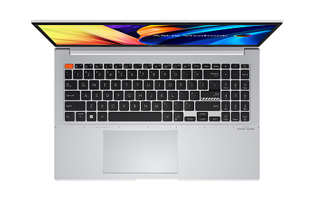 Ноутбук 15,6" ASUS Vivobook S 15 OLED M3502QA, Neutral Grey, AMD Ryzen 5 5600H, 8Гб/512Гб, Без ОС
