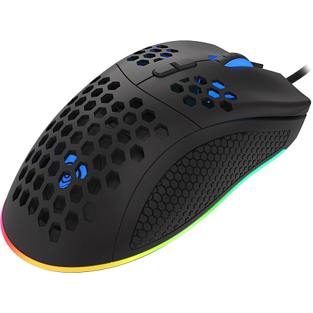 Genesis Mouse Krypton 550, 8000 DPI, Optical, Light Weight, With Software, Black