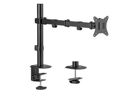 Table/desk 1-display mounting "MA-D1-01" Gembird (rotate,tilt,swivel),17”-32”,up to 9 kg,VESA:75x75,