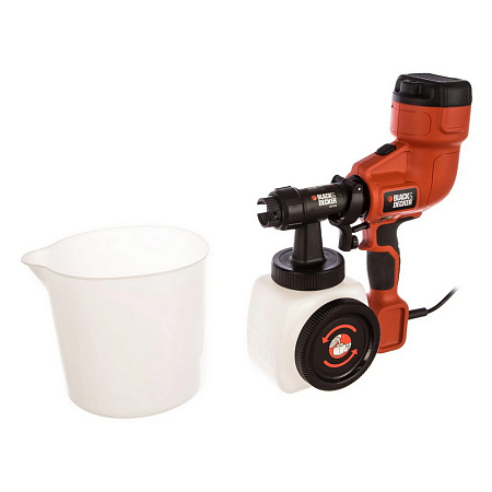 Sprayer Black+Decker (HVLP200-QS) 400W, 0.34l/min Sprayer Black+Decker (HVLP200-QS) 400W, 0.34l/min