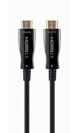 Cable HDMI to HDMI Active Optical 50.0m Cablexpert, 4K UHD at 60Hz, CCBP-HDMI-AOC-50M-02