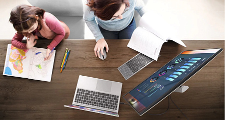 27" DELL S2721H, Black/Silver, IPS, 1920x1080, 75Hz. FreeSync, 4ms, 300cd, HDMI+AudioOut, Speakers