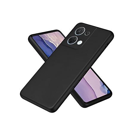 WOO Case Liquid Silicone Redmi 13, Black