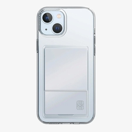 Uniq Case Hybrid Air Fender ID for iPhone 15, Clear