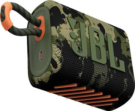 Portable Speakers JBL GO 3, Squad (Camouflage)