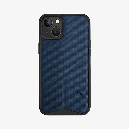 Uniq Case Hybrid Magclick Charging Transforma for iPhone 15 Pro Max, Blue