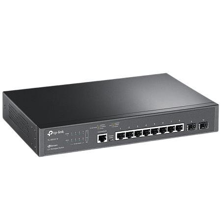 .8-port 10/100/1000Mbps Switch  TP-LINK "TL-SG3210", 2xSFP expansion slot