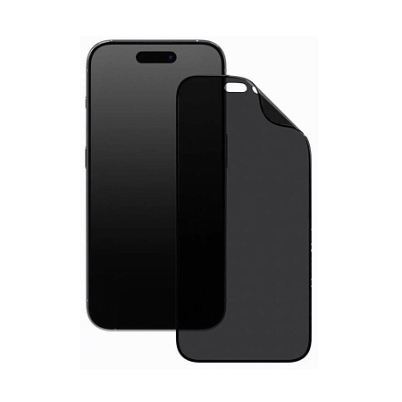 RhinoShield 3D Impact Screen Protector for iPhone 15 Pro Privacy Alignment Frame, Clear