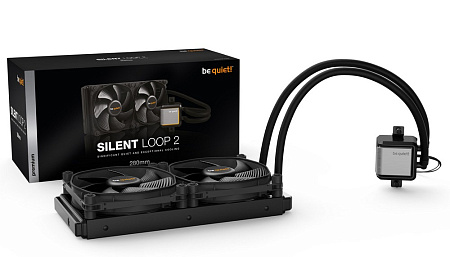 AIO Liquid Cooling be quiet! "Pure Loop 280mm" (22-38.1dB, 2x140mm, PWM, 2000RPM, White LED, 1220g.)
