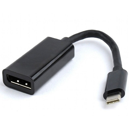 Adapter  Type-C to DP socket 0.15m Cablexpert, up to 4K at 60 Hz, A-CM-DPF-01