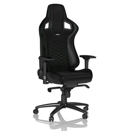 Gaming Chair Noble Epic NBL-PU-GRN-002 Black/Green, User max load up to 120kg / height 165-180cm