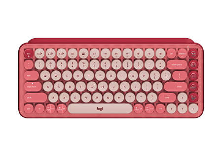 Wireless Keyboard Logitech POP Keys, Mechanical, Compact design, F-keys, Emoji Keys, 2xAAA, 2.4Ghz+B