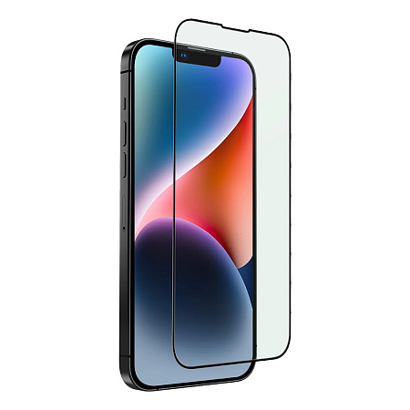 Uniq Glass Screen Protector Optix Vivid Clear for iPhone 16E/iPhone16E/iPhone 14, Black Uniq Glass Screen Protector Optix Vivid Clear for iPhone 16E/iPhone16E/iPhone 14, Black