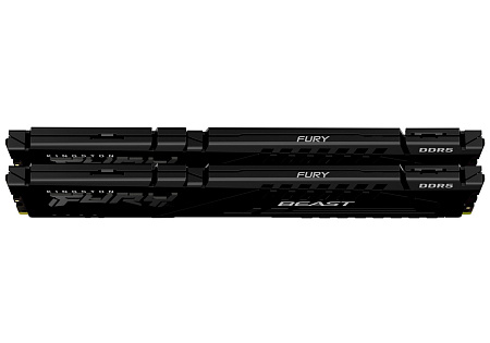 .32GB DDR5-6000MHz  Kingston FURY Beast (Kit of 2x16GB)  (KF560C40BBK2-32), CL40-40-40, 1.35V, Black