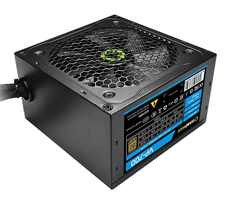 Power Supply ATX 700W GAMEMAX VP-700, 80+ Bronze, 120mm, Active PFC, Fanless mode, Black